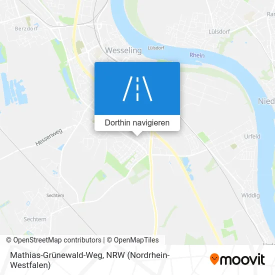 Mathias-Grünewald-Weg Karte