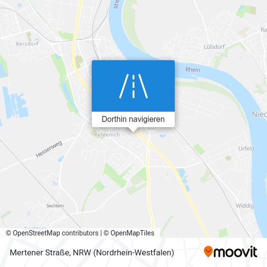 Mertener Straße Karte