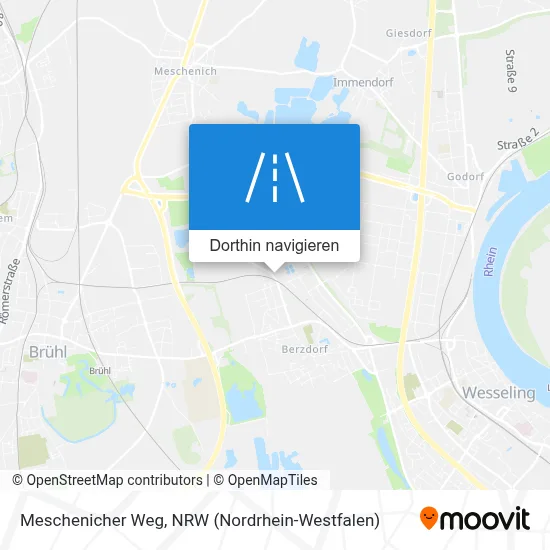 Meschenicher Weg Karte