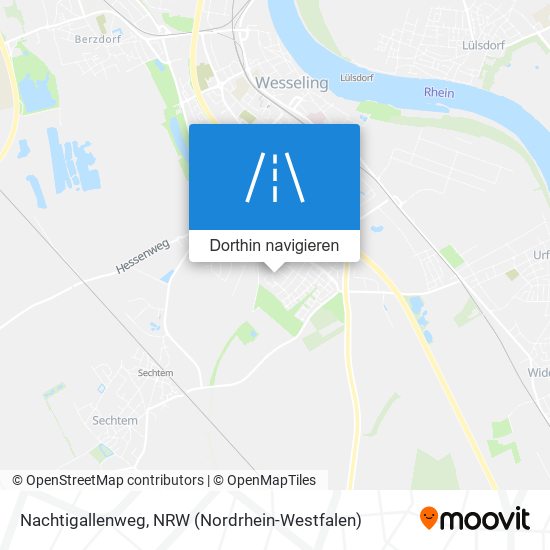 Nachtigallenweg Karte