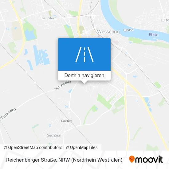 Reichenberger Straße Karte