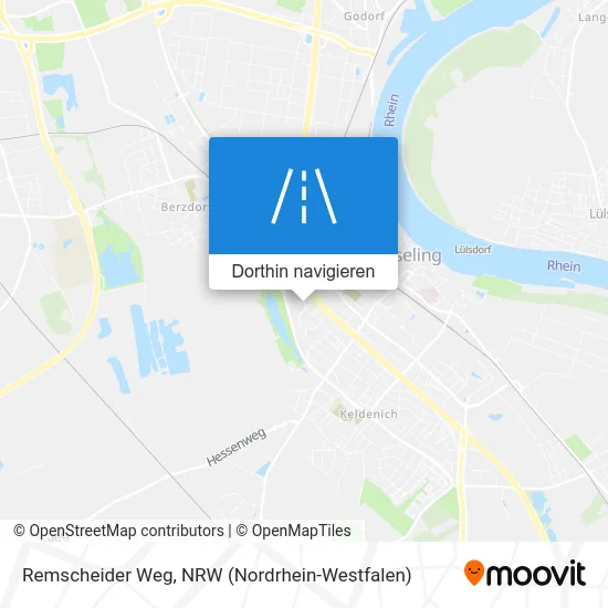 Remscheider Weg Karte