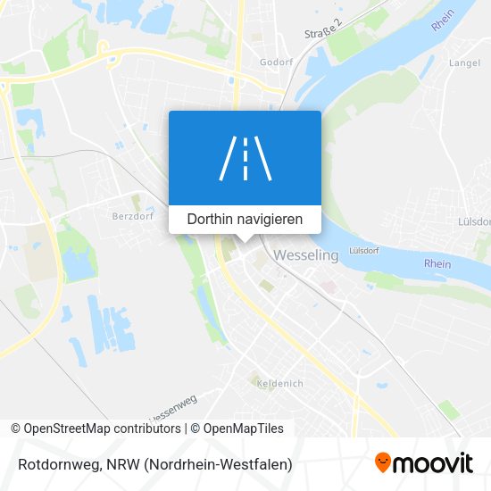 Rotdornweg Karte