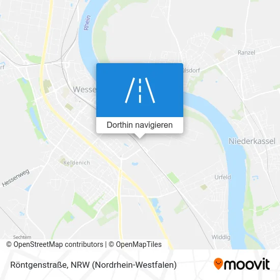 Röntgenstraße Karte