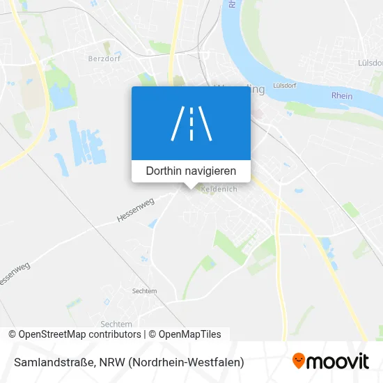 Samlandstraße Karte