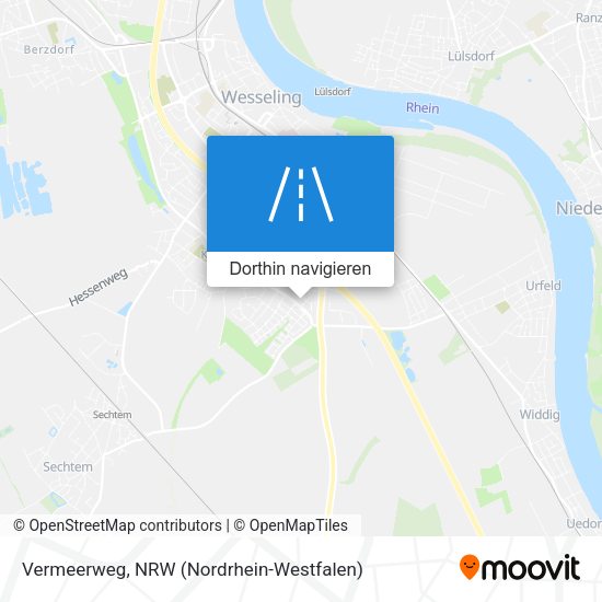 Vermeerweg Karte