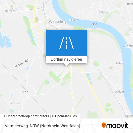 Vermeerweg Karte