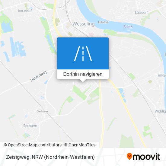 Zeisigweg Karte