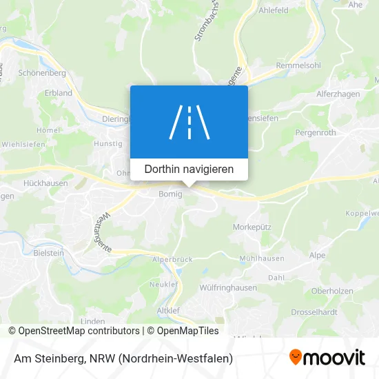 Am Steinberg Karte