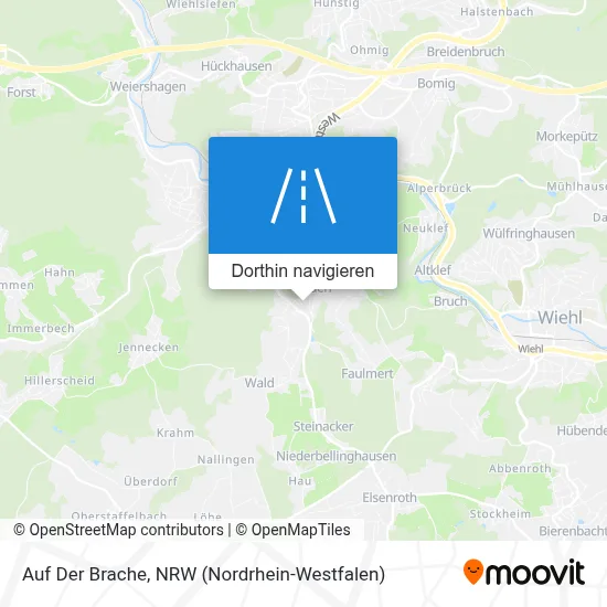 Auf Der Brache Karte