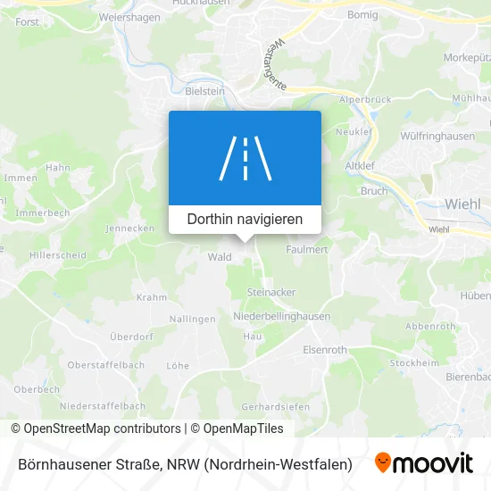 Börnhausener Straße Karte