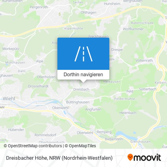 Dreisbacher Höhe Karte