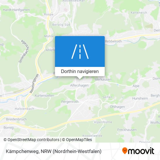 Kämpchenweg Karte