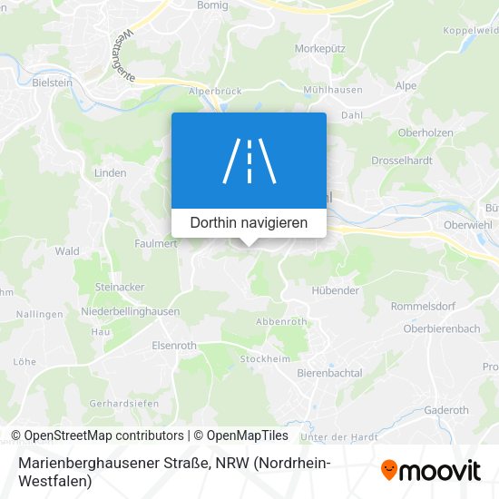 Marienberghausener Straße Karte