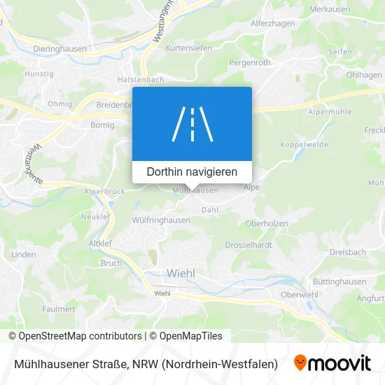 Mühlhausener Straße Karte