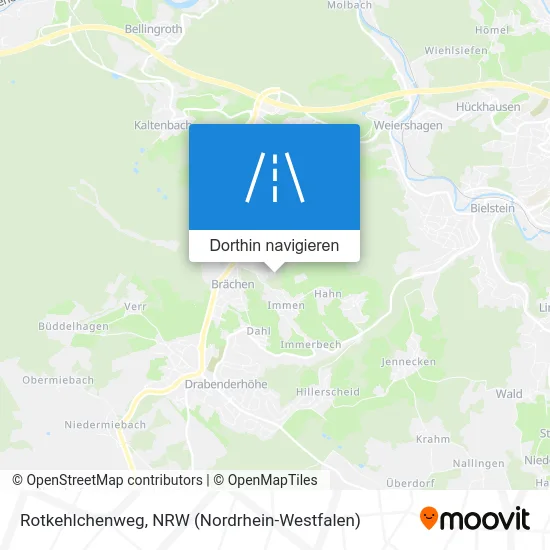 Rotkehlchenweg Karte