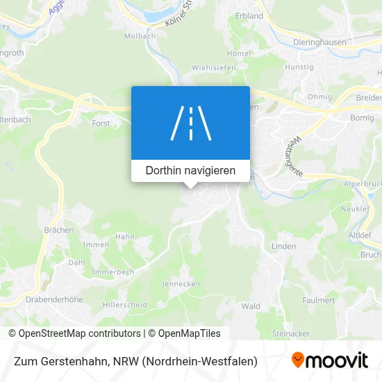 Zum Gerstenhahn Karte