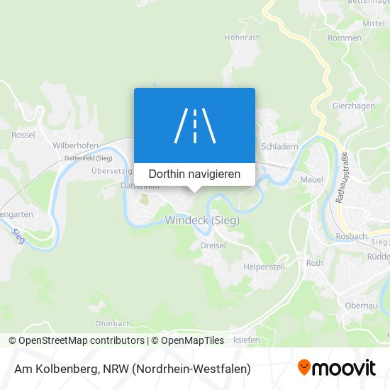 Am Kolbenberg Karte