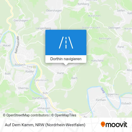 Auf Dem Kamm Karte