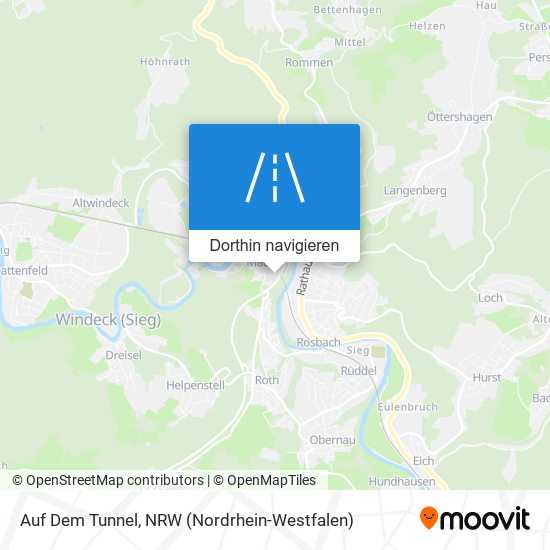 Auf Dem Tunnel Karte