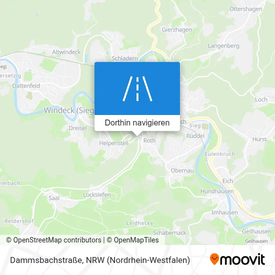 Dammsbachstraße Karte