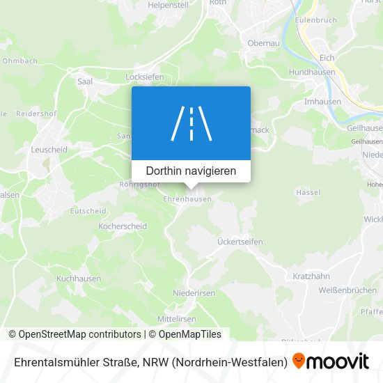 Ehrentalsmühler Straße Karte