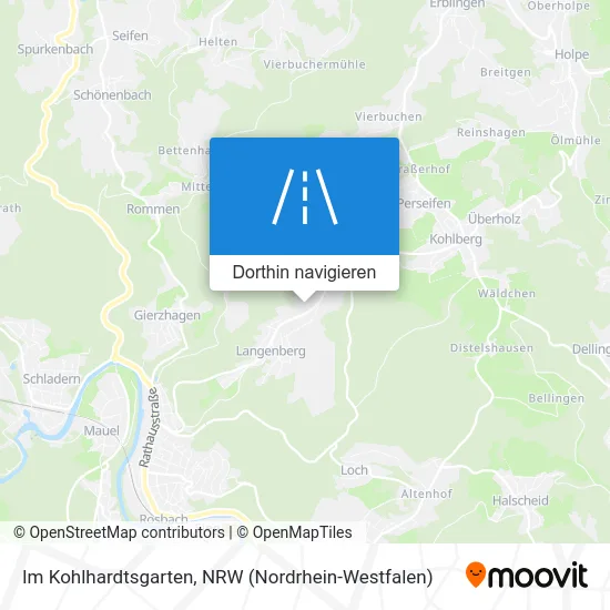 Im Kohlhardtsgarten Karte