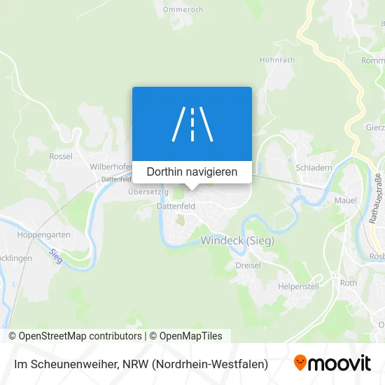 Im Scheunenweiher Karte