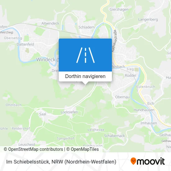 Im Schiebelsstück Karte