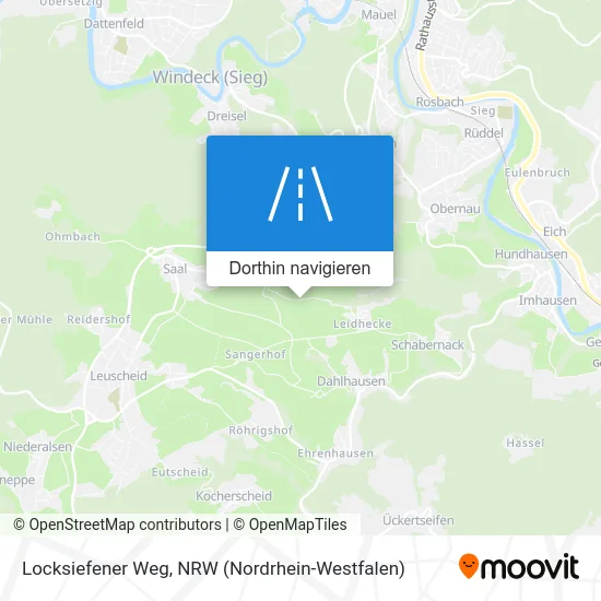 Locksiefener Weg Karte