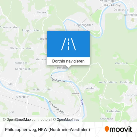 Philosophenweg Karte