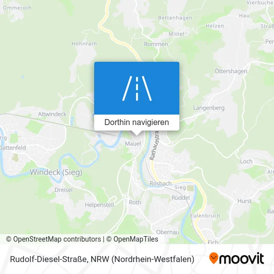 Rudolf-Diesel-Straße Karte