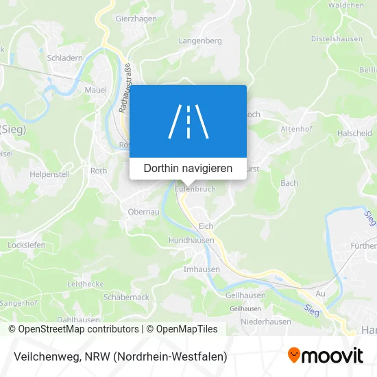 Veilchenweg Karte