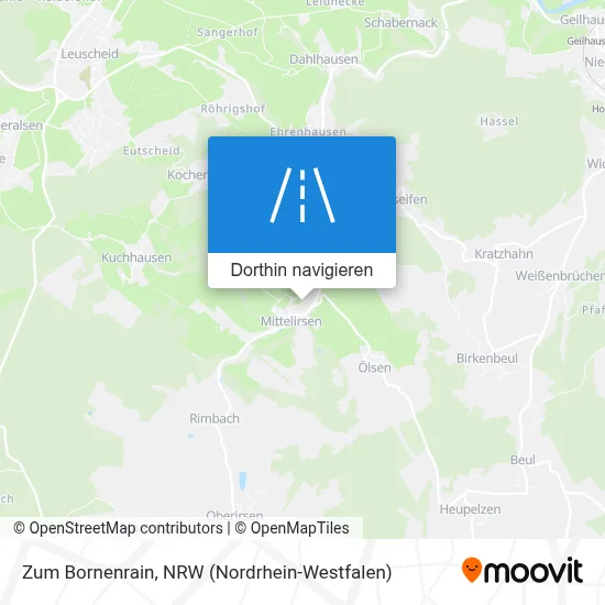 Zum Bornenrain Karte