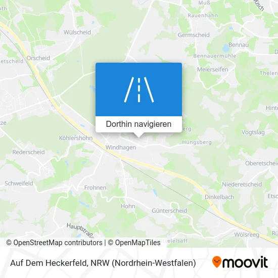 Auf Dem Heckerfeld Karte