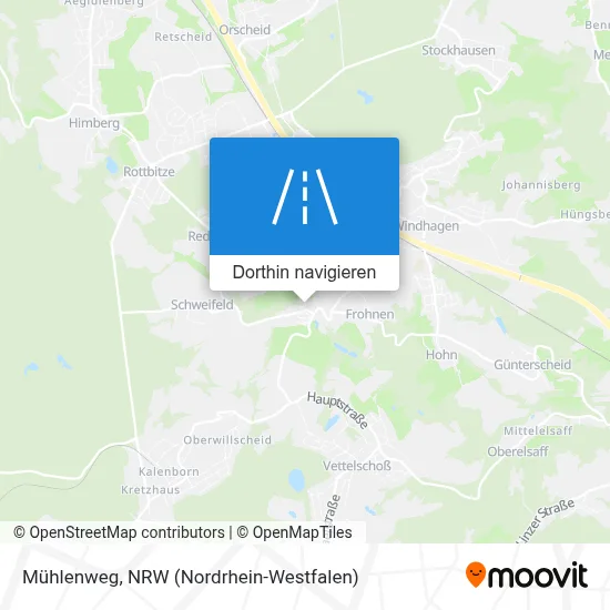 Mühlenweg Karte