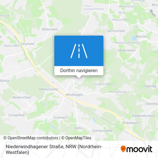 Niederwindhagener Straße Karte