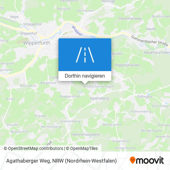 Agathaberger Weg Karte