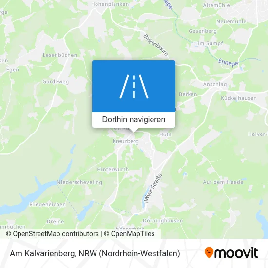 Am Kalvarienberg Karte