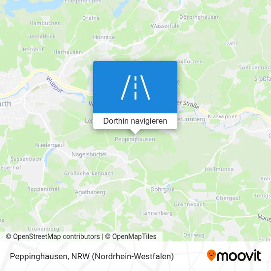 Peppinghausen Karte