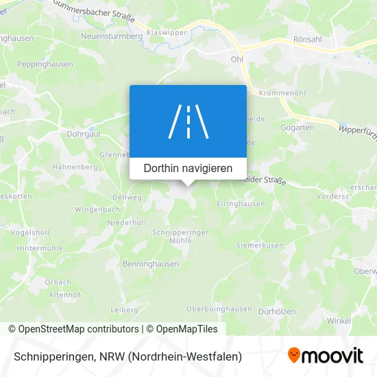 Schnipperingen Karte