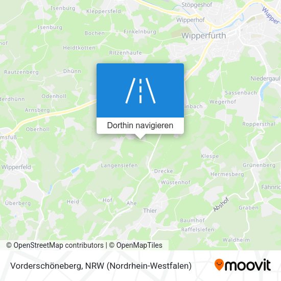 Vorderschöneberg Karte