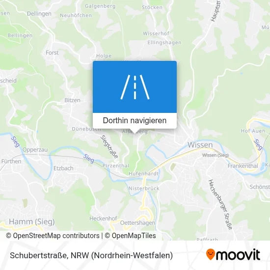 Schubertstraße Karte