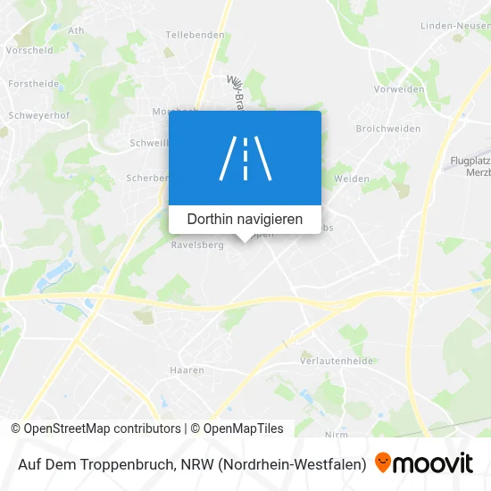 Auf Dem Troppenbruch Karte