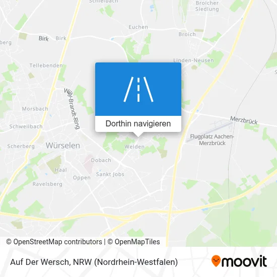 Auf Der Wersch Karte