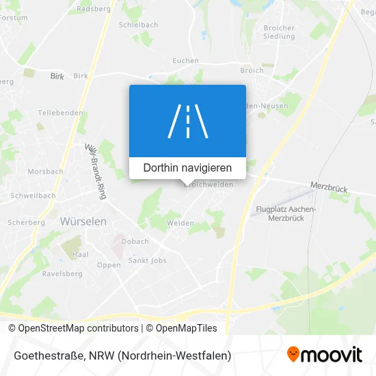 Goethestraße Karte