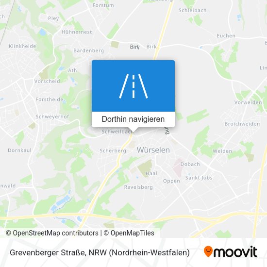 Grevenberger Straße Karte