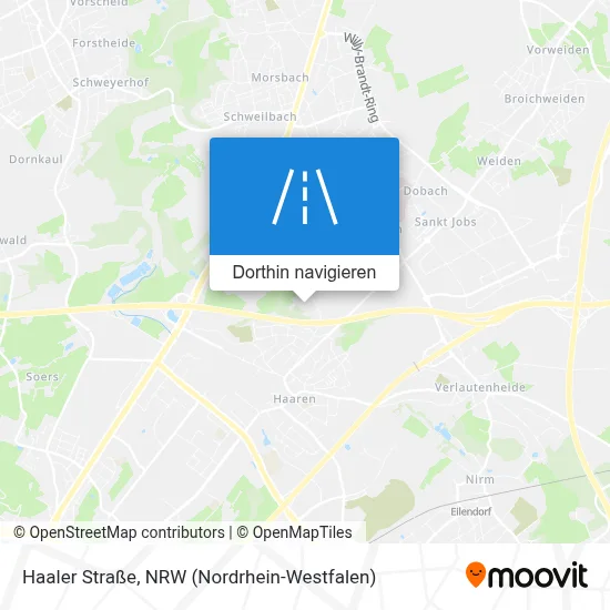 Haaler Straße Karte