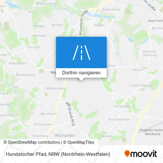 Hundslocher Pfad Karte