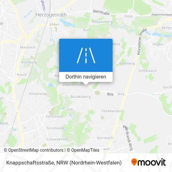 Knappschaftsstraße Karte